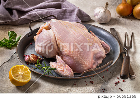 Raw chicken rustic Raw chicken rustic 56591369