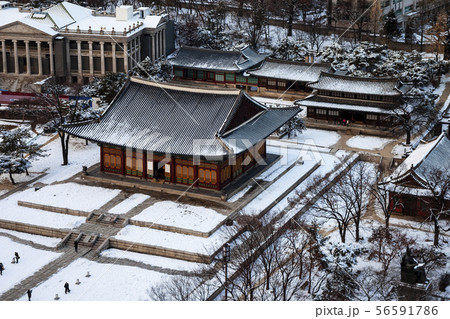 徳寿宮 韓国 雪景色 56591786