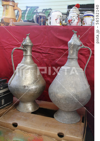 antique objects at bazaar 56592140
