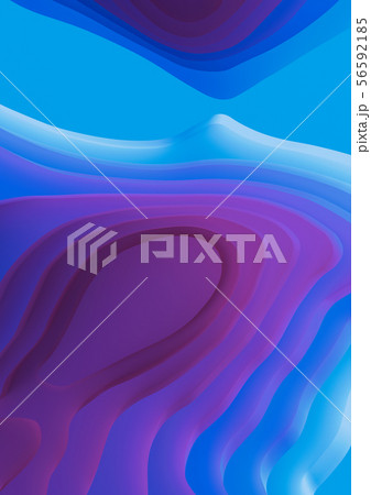 A4 banners with Abstract Landscape Purple Blue 56592185