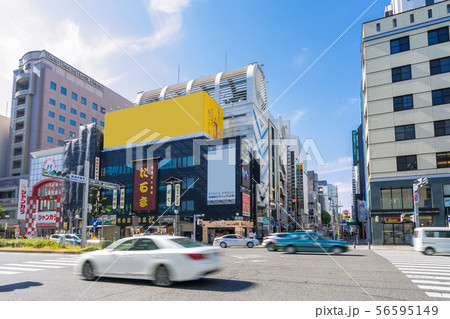 名古屋市中区錦・栄 錦通伊勢町 交差点 錦3丁目の繁華街 名古屋市中区錦・栄 錦通伊勢町 交差点 錦3丁目の繁華街 56595149