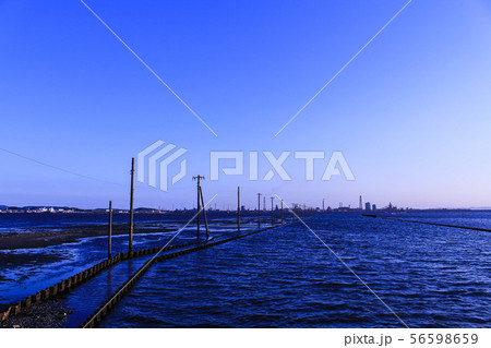 江川海岸　海中電柱 56598659