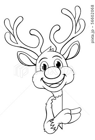 Reindeer Christmas Cartoon Character 56602068