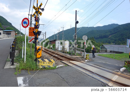 JR青梅線中風呂踏切（澤井～御嶽） 56603714