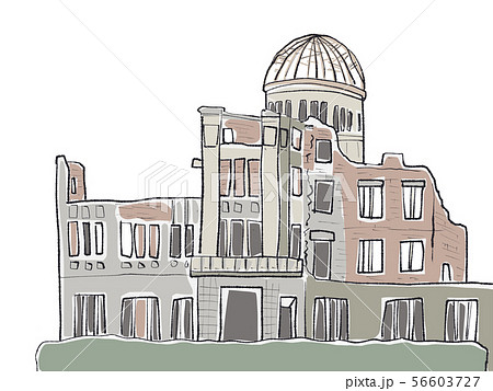原爆ドーム　素材 56603727