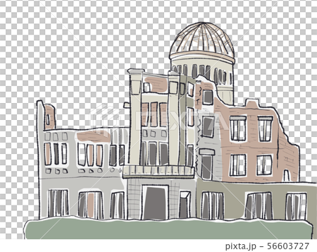 原爆ドーム　素材 56603727