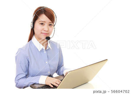 笑顔のオペレーター 笑顔のオペレーター 56604702