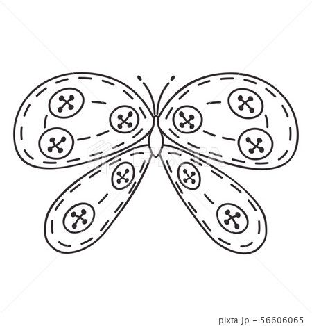 Cute hand drawn butterfly Cute hand drawn butterfly 56606065