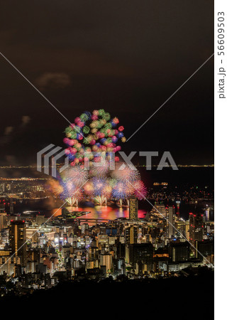 展望台から望むみなと神戸海上花火大会 展望台から望むみなと神戸海上花火大会 56609503