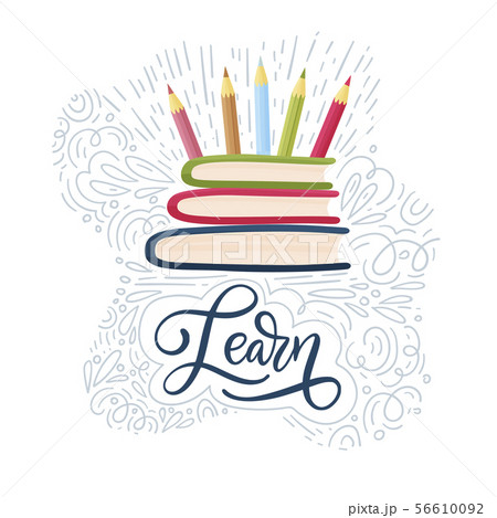 Vector school card. Back to school. 56610092