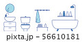 Bathroom. Vector illustration.  56610181