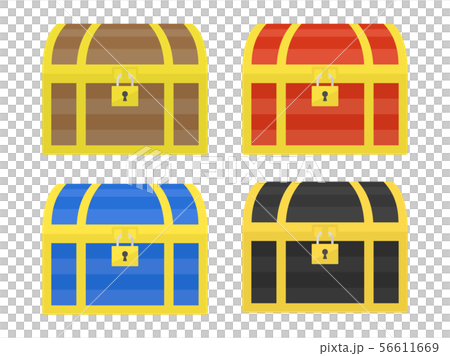 Illustration of an empty treasure chest - Stock Illustration [56611669 ...