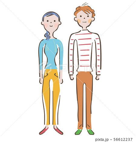 若いカップル　イラスト 56612237