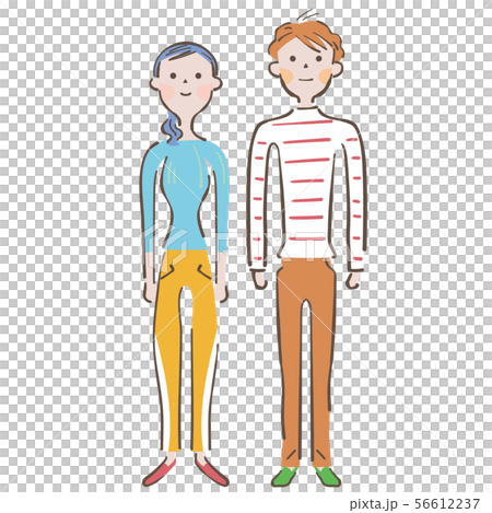 若いカップル　イラスト 56612237