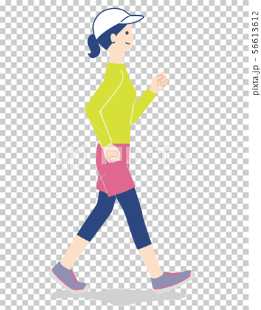 Women walking - Stock Illustration [56613612] - PIXTA