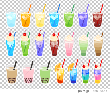フードイラスト"冷たいドリンク" 56613664