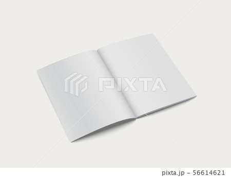 Blank realistic  book open template. Mockup cover 56614621