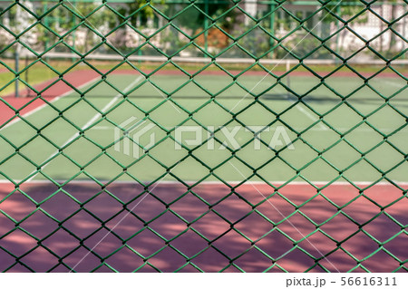 Green tennis court Green tennis court 56616311