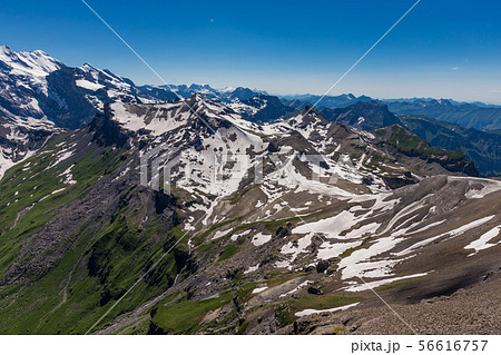 Swiss Alps mountain range from top of schilthorn 56616757
