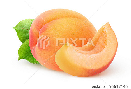 Isolated apricot Isolated apricot 56617146