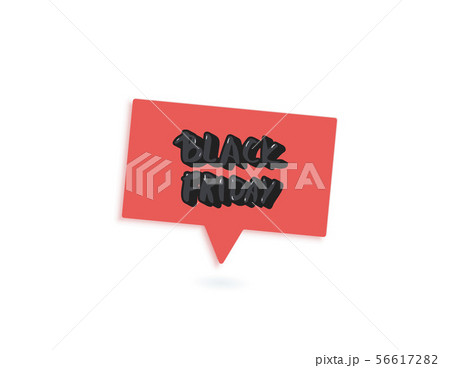 Black Friday vector text with decoration. 56617282