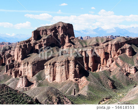 張掖氷溝丹霞風景区 張掖丹霞地貌 張掖丹霞地形 Zhangye Binggou Danxia 56618553