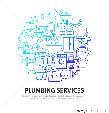 Plumbing Circle Concept Plumbing Circle Concept 56618694