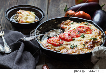 Fresh homemade moussaka Fresh homemade moussaka 56621196