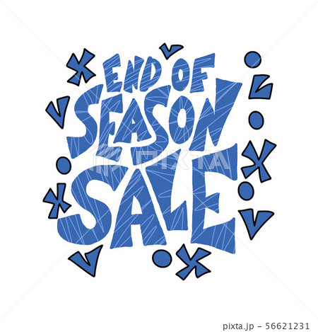 End of Season Sale Vector