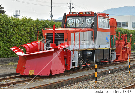 鉄道・JR西日本：九頭竜線ラッセル車　越前大野駅構内 56623342