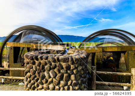朝倉 三連水車大壁画 稼働中 朝風景 【福岡県朝倉市】 朝倉 三連水車大壁画 稼働中 朝風景 【福岡県朝倉市】 56624395