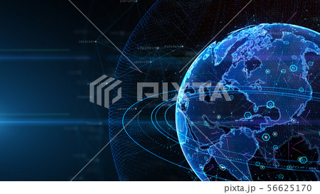 Digital data global network connections Digital data global network connections 56625170