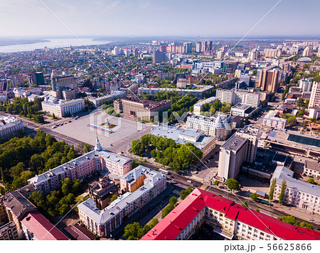 Aerial view of Voronezh with Lenin Square Aerial view of Voronezh with Lenin Square 56625866