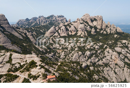 Aerial view of Montserrat, Spain Aerial view of Montserrat, Spain 56625925