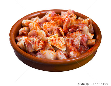 Roasted cut pig ears Roasted cut pig ears 56626199