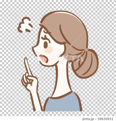 Illustration of an angry woman 56630931