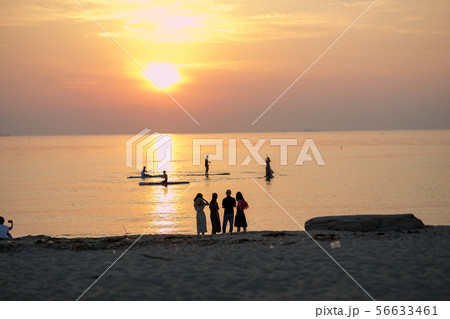 友人 海 夕日 友人 海 夕日 56633461