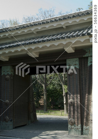 京都にある二条状の風景。 北中仕切門 京都にある二条状の風景。 北中仕切門 56634369