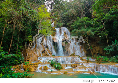 Tat Kuang Si Waterfalls Beautiful landscape Tat Kuang Si Waterfalls Beautiful landscape 56635262