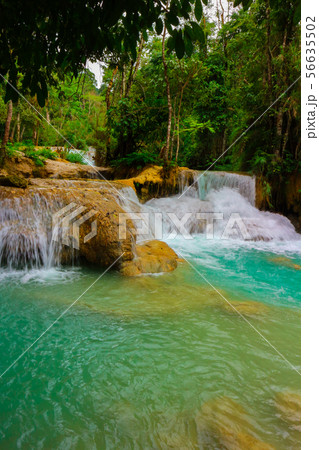 Tat Kuang Si Waterfalls Beautiful landscape Tat Kuang Si Waterfalls Beautiful landscape 56635502