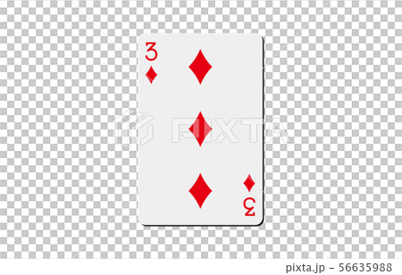Playing card diamond 3 56635988