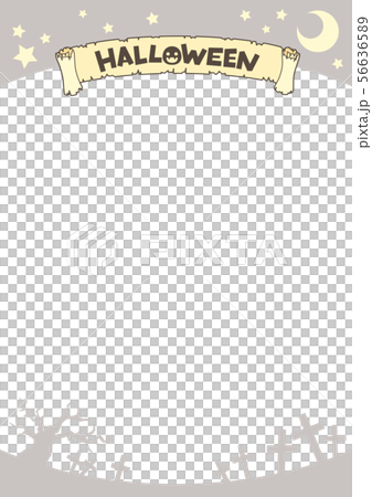 Cute Halloween frame [Brown] [Vertical] 56636589