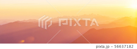 Mountains on sunset 56637182