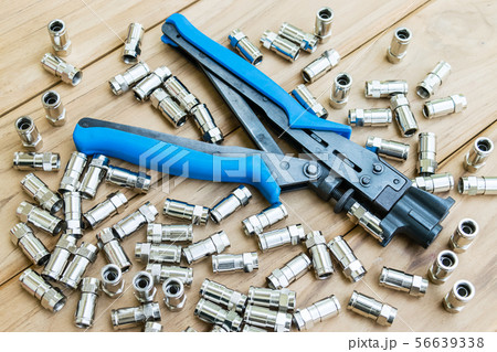 Compression tool for cord. 56639338