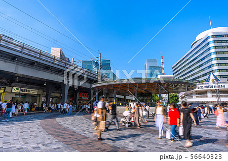 日本の東京都市景観 有楽町駅などを望む 日本の東京都市景観 有楽町駅などを望む 56640323