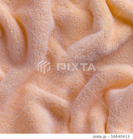 Pink fluffy terry towel as seamless pattern 56640413