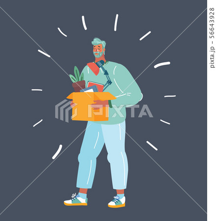 Worker fired unemployment man. Worker fired unemployment man. 56643928