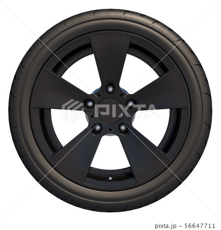 Slick wheels 3D renderのイラスト素材 [56647711] - PIXTA