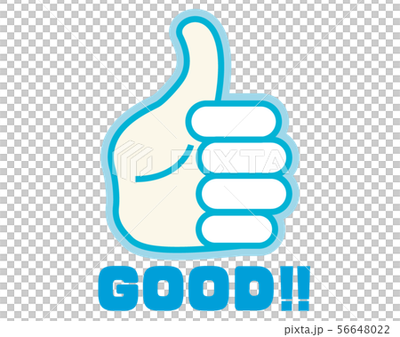 Finger Good Good Button Hand Icon Hand Sign Stock Illustration