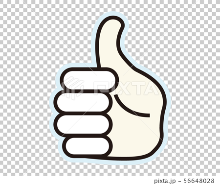 Finger Good Good Button Hand Icon Hand Sign Stock Illustration